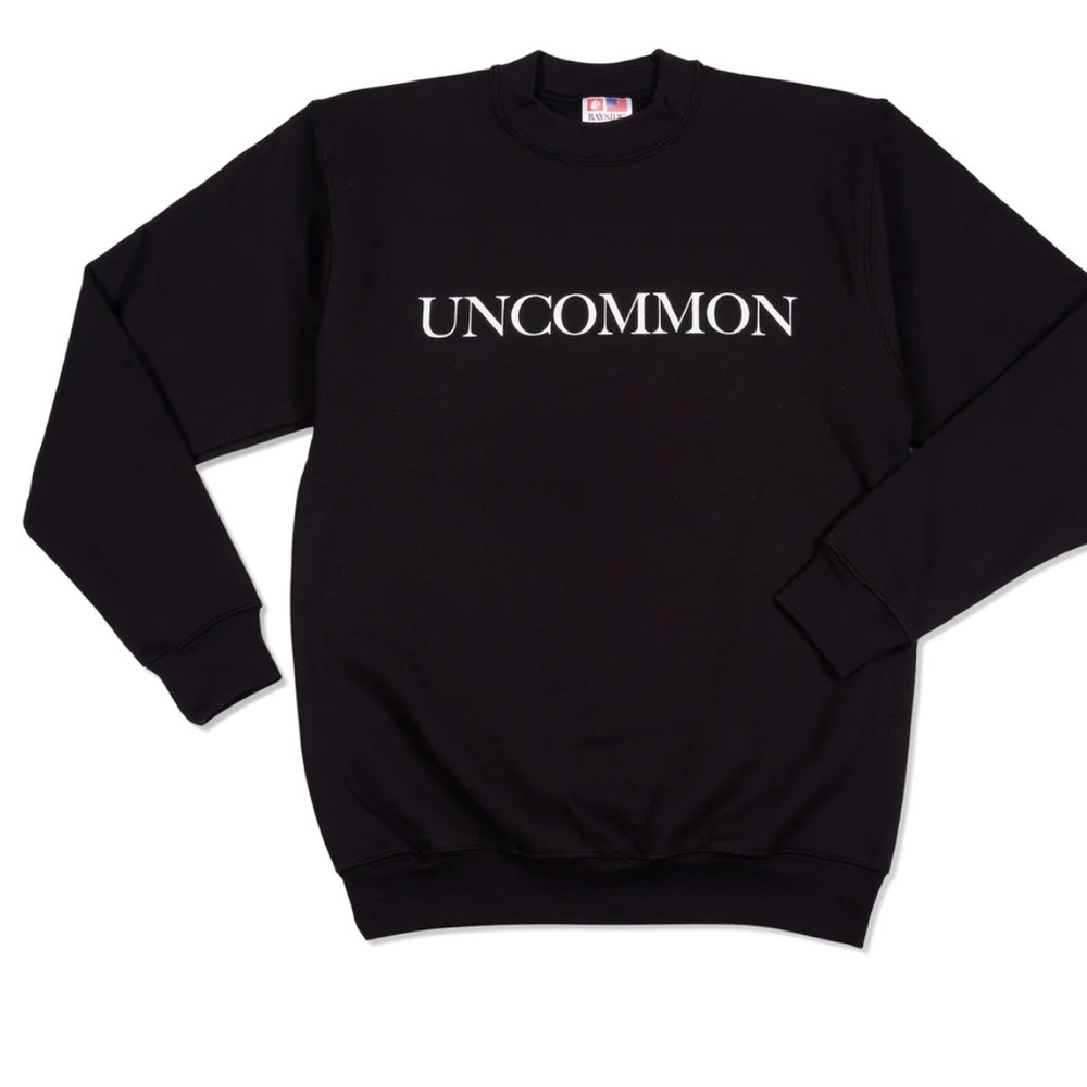 Black Uncommon James Crew neck sweatshirt - Picture 2 of 3